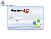 Tablet Screenshot of g3w-lloret.net